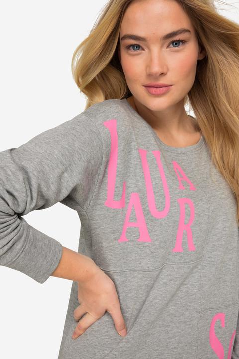 Produktbild Laurasøn Sweatshirt, oversized, Patchlook mit Laurasøn-Print (L)