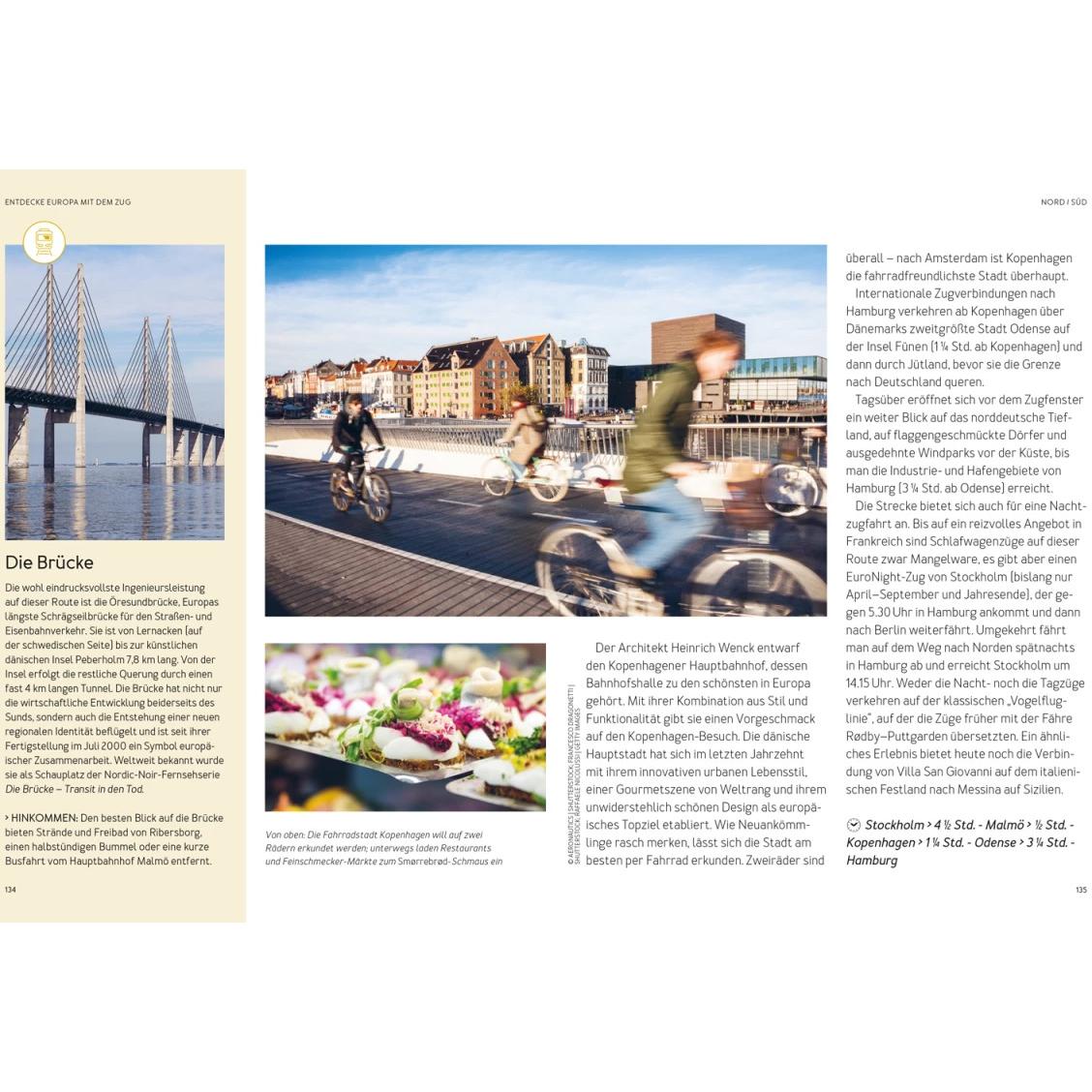 Thumbnail - Bildband Entdecke Europa mit dem Zug, Ratgeber von Tom Hall