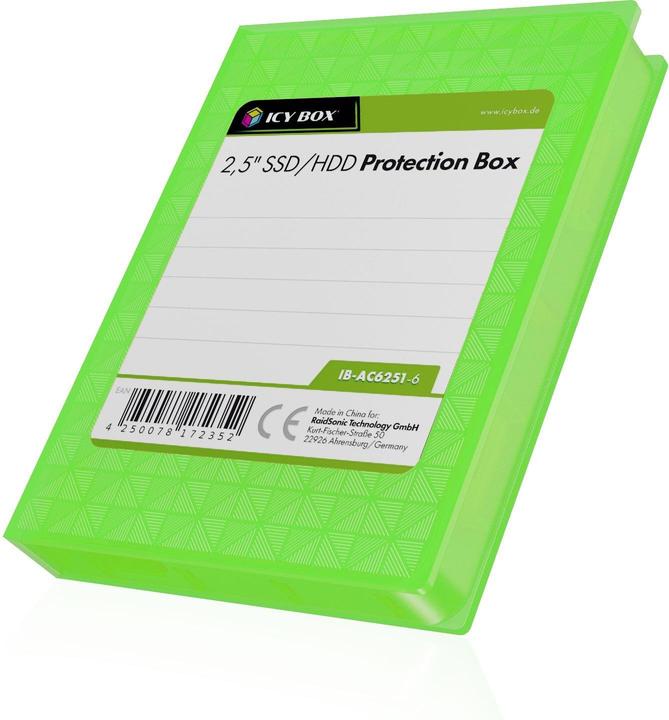 Produktbild Icy Box IB-AC6251-6 2.5"-Festplatte Schutzgehäuse 6er Pack