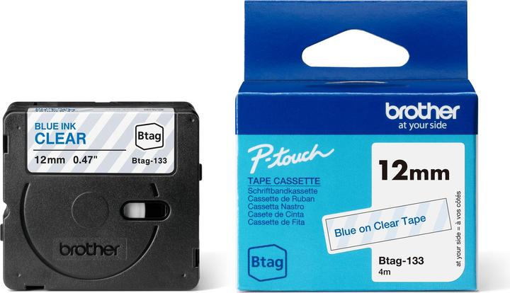 Actual product image Brother Btag (1.20 cm, Blue, Transparent)
