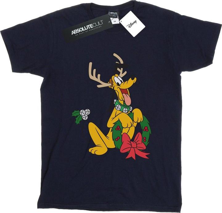 Immagine prodotto Disney Pluto Christmas Reindeer Maglietta Ampia Donna (XL)