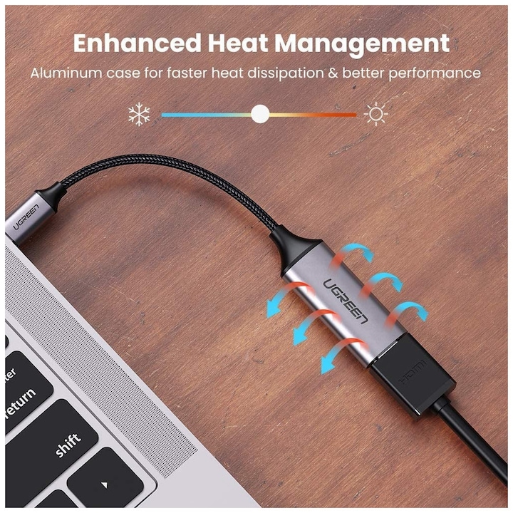 Image du produit Ugreen Adaptateur USB-C vers HDMI (USB-C, 10 cm)