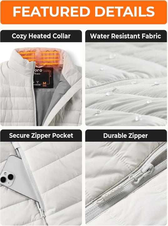 Actual product image Ororo Beheizbare Damenweste (S)