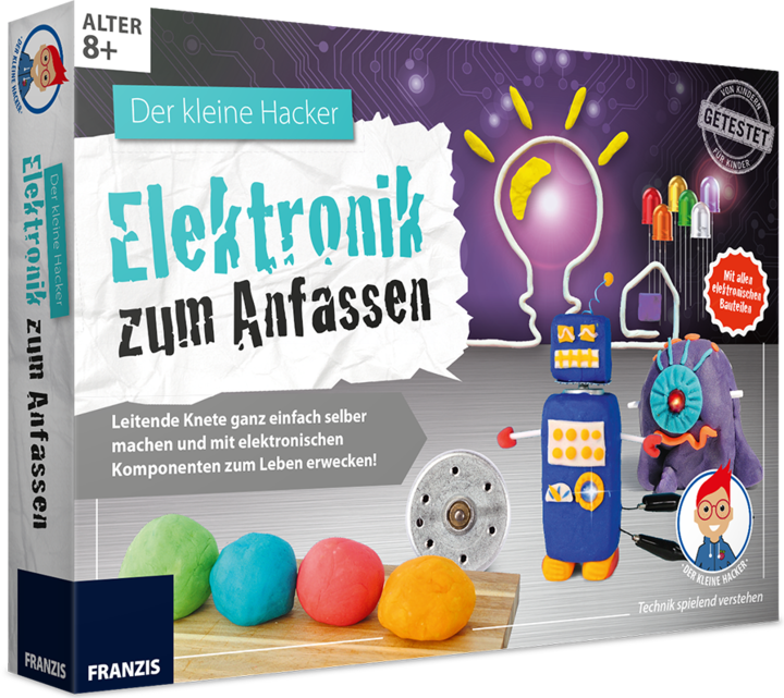 Produktbild Franzis Der kleine Hacker: Elektronik zum Anfassen (Elektronikkit)