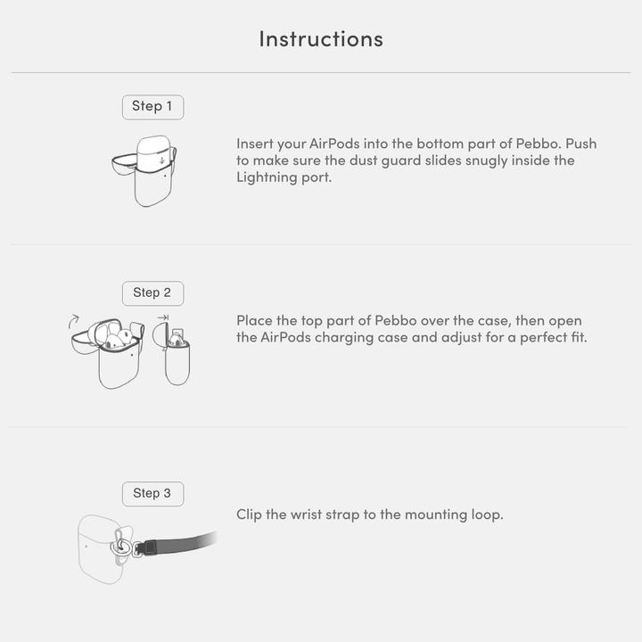 Nährwerte und Zutaten Moshi Pebbo Schutzhulle fur AirPods 3 Generation (Ladecase Hülle)