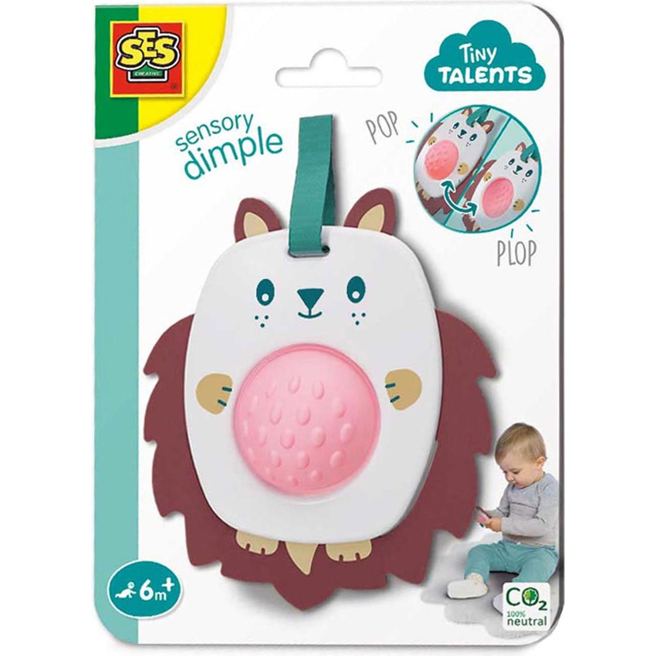 Ses Tiny Talents - Grab Toy Dimple - Igel (13128)