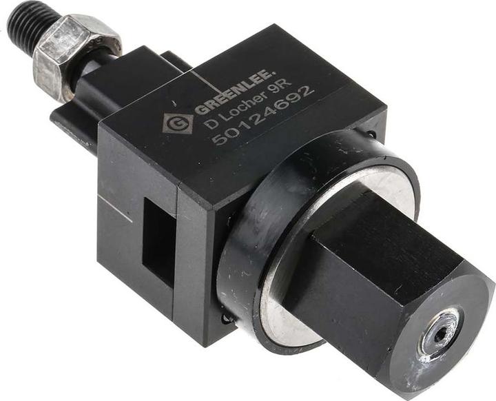 Actual product image Greenlee 9 way rear mount D hole cutter