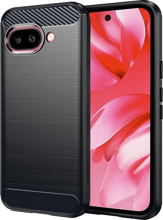 Actual product image Techsuit - Carbon Silicone - Google Pixel 9a - Black (Google Pixel 9a)