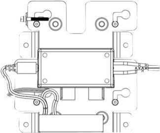 Actual product image Zebra CC6000 WALL MOUNT BRACKET