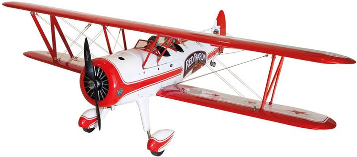Seagull Models stearman "red baron" biplane arf for electric or combustion engines (Scale Helicopter)