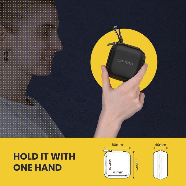 Actual product image Ugreen Headset Storage Bag (Headphone bag)