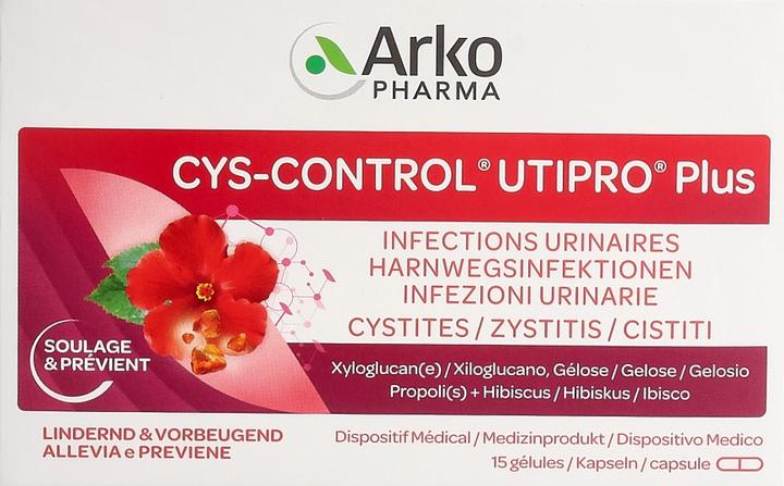 Actual product image Arkopharma Cys-Control Utipro plus Kapseln 15 Stk (15 Piece, Capsules)