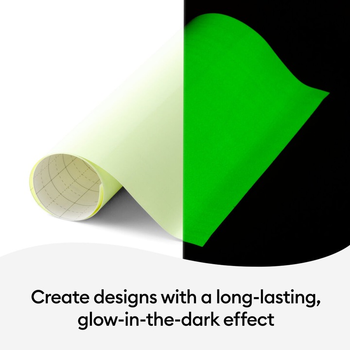 Produktbild Cricut Glow in the dark Vinyl Removable 30x60cm 1 sheet Glow in the dark (P) (1 x)