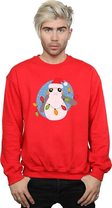 Produktbild Star Wars The Last Jedi Porg Christmas Lights Sweatshirt (4XL)