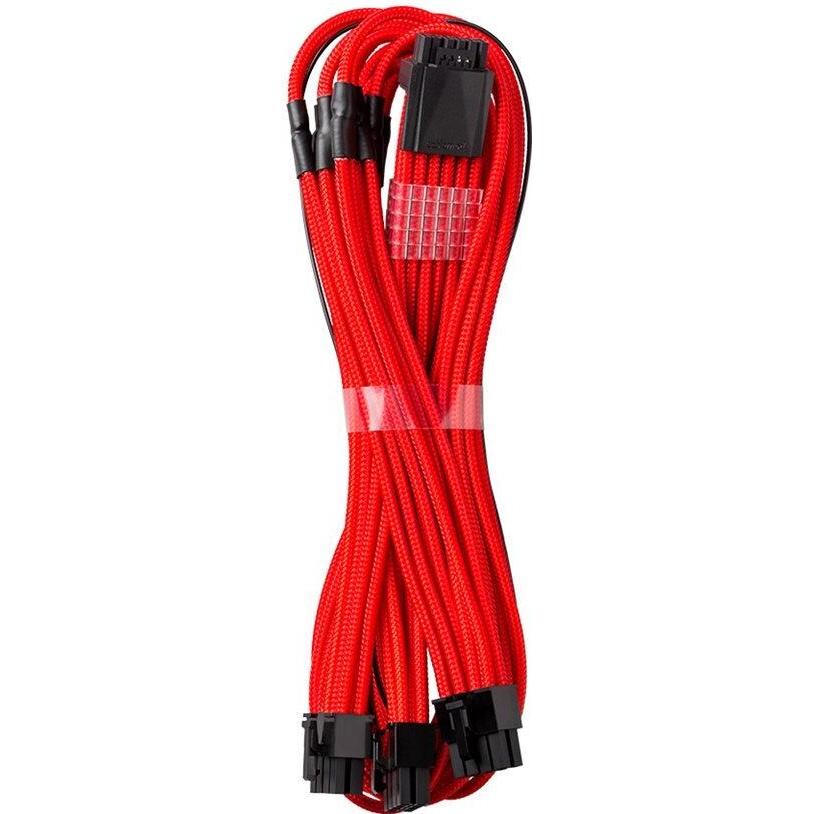 CableMod RT-Series Pro ModMesh 12VHPWR auf 3x PCI-e Kabel für ASUS/Seasonic - 60cm, rot, Interne Kabel (PC)