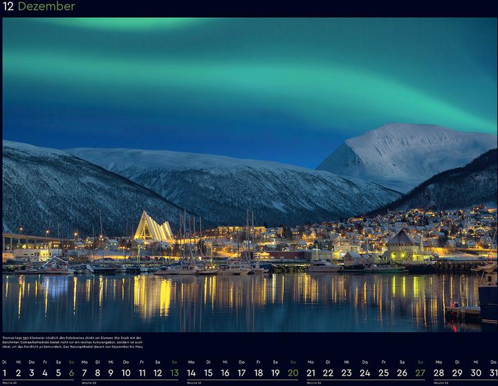 Produktbild Hurtigruten - Wandkalender 2026 (60 x 45 cm, Harter Einband, Deutsch)