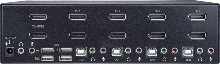 Produktbild StarTech 4PT DUAL DP KVM SWITCH 4K60