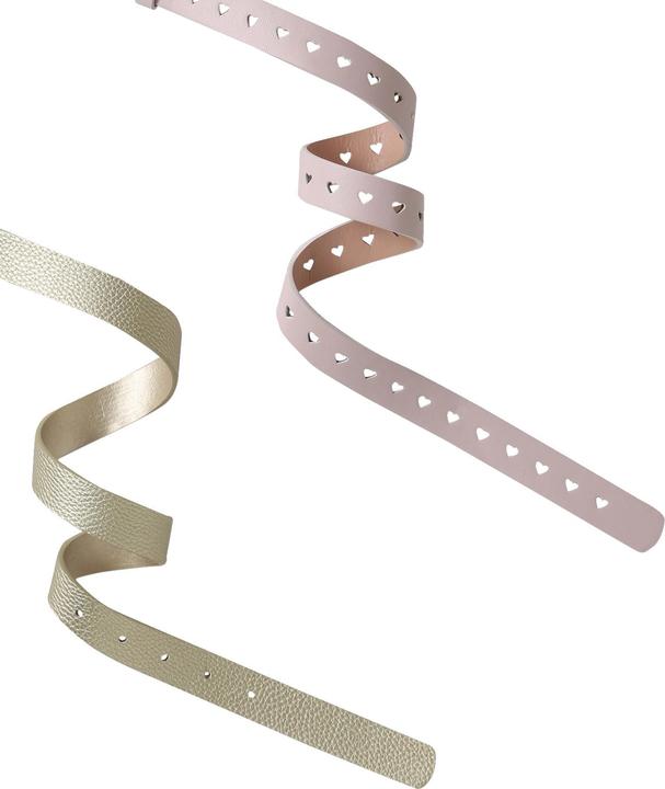 Immagine prodotto Vertbaudet 2er-Pack Mädchen Gürtel mit Herzen (110)