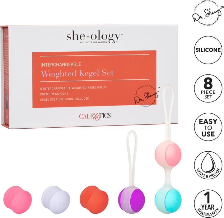 Produktbild CalExotics She-ology® Interchangeable Weighted Kegel Set