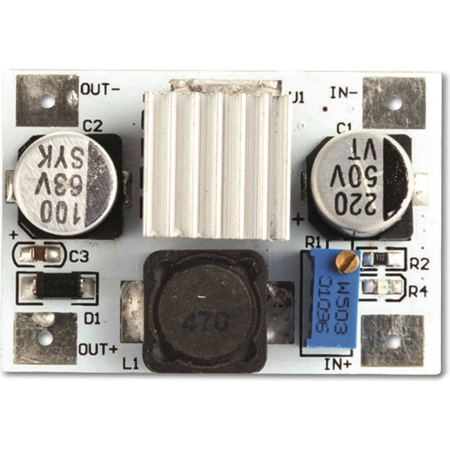 Thumbnail - Whadda Verstärker DC-DC Step-Up LM2577 für Arduino, Entwicklungsboard + Kit