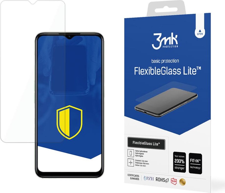 Actual product image 3MK FlexibleGlass Lite Display Film (1 Piece, Realme C35)