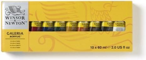 Produktbild Winsor & Newton Galeria Acrylic Set (10x60ml) (830343) (600 ml)