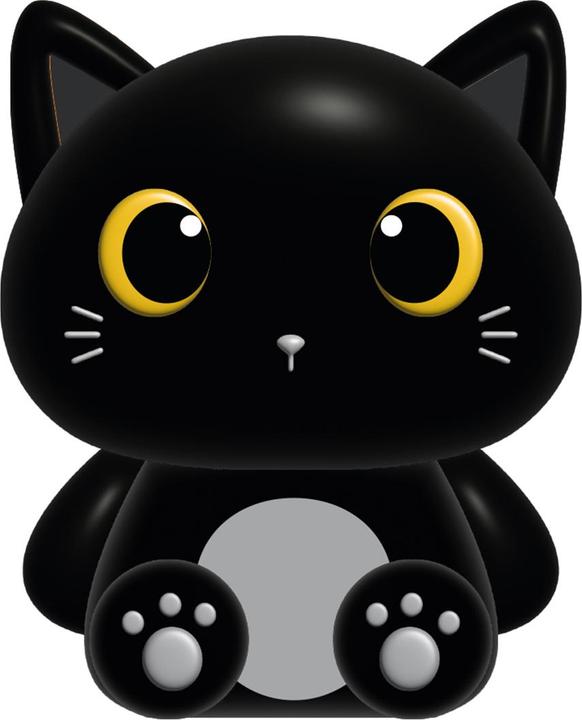 Produktbild i-Total Squishy Katze schwarz (14 cm)