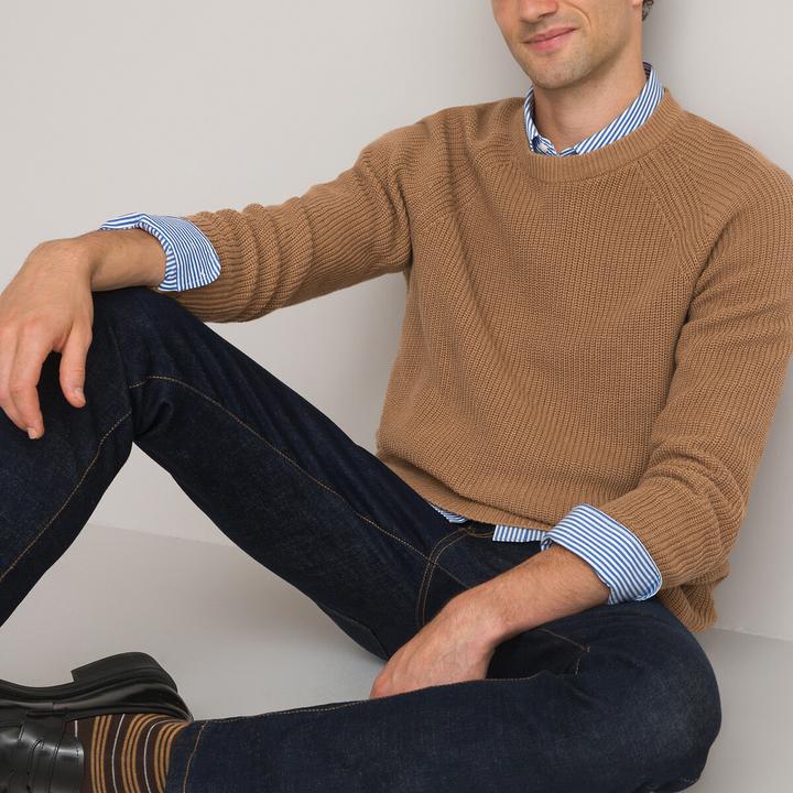 Produktbild La Redoute Collections Rippstrick-Pullover Signature (M)