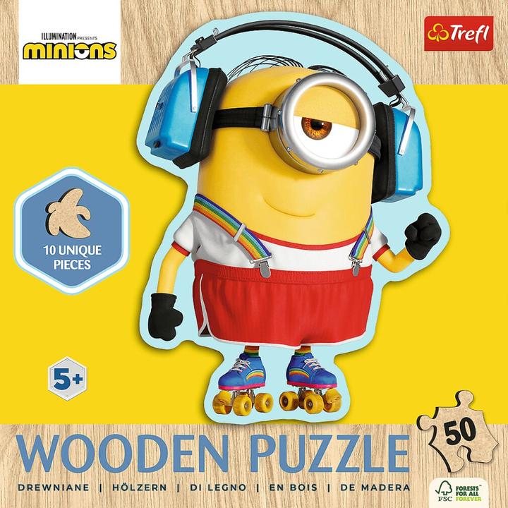 Immagine prodotto Trefl Puzzle di legno Junior 50 - Minions (50 pezzi)