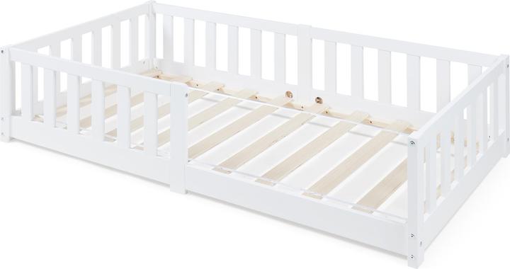 Produktbild En.Casa Kinderbett Tanna 80x160 cm Weiss (80 x 160 cm)