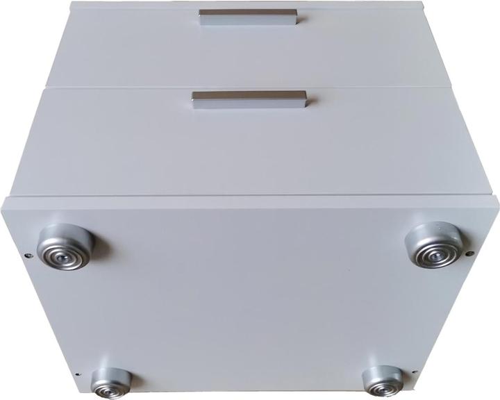 Produktbild HTI-Living Nachtschrank Weiss mit 2 Schubladen Nina (45 x 38 x 38 cm)