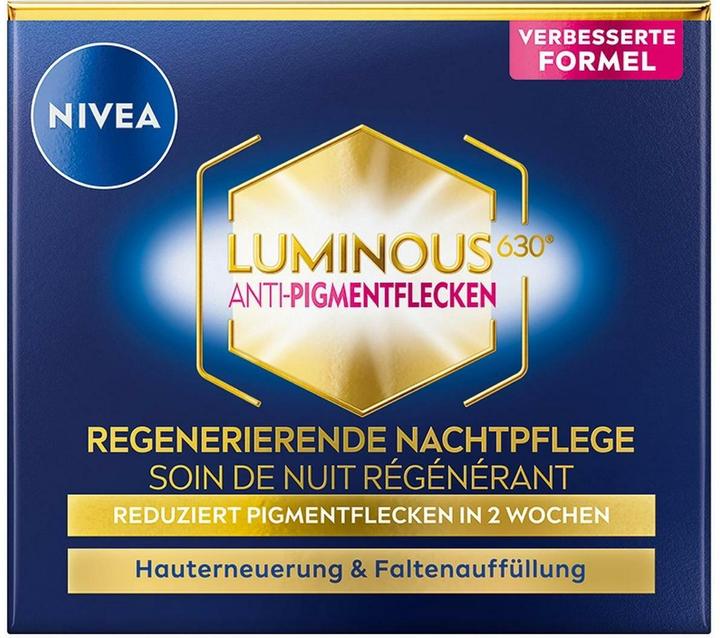 Produktbild NIVEA Cellular Luminous630 Anti-Pigmentflecken Nachtcreme (50 ml, 24h Creme)