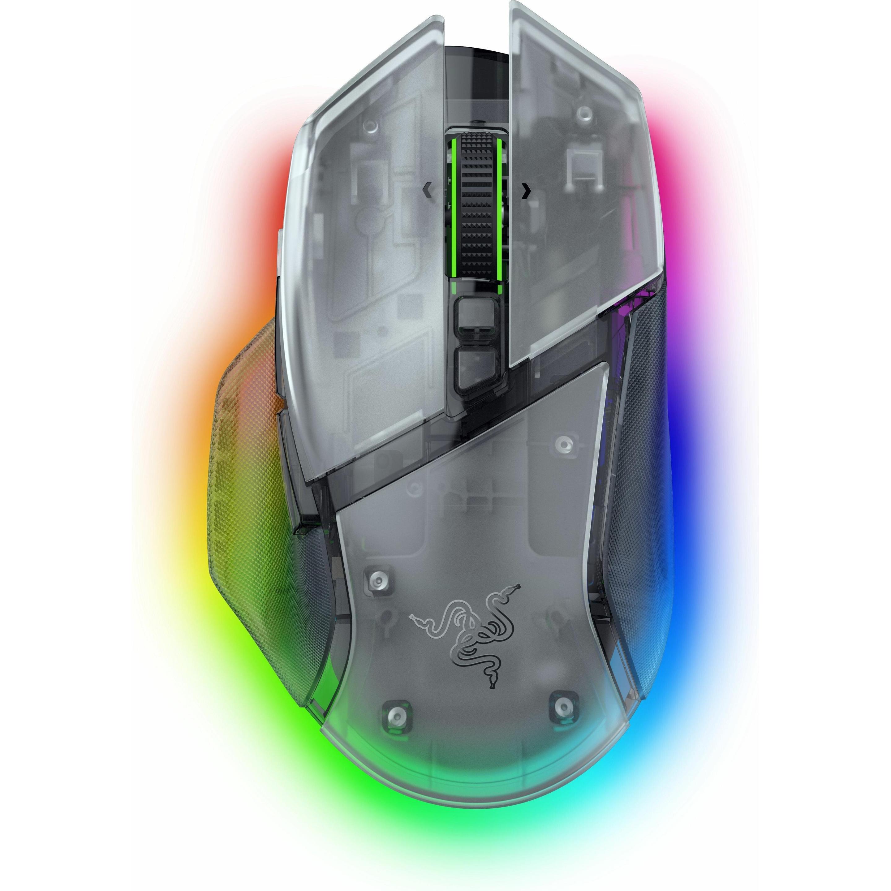 Razer Basilisk V3 Pro 35K (Kabelgebunden, Kabellos), Maus, Weiss