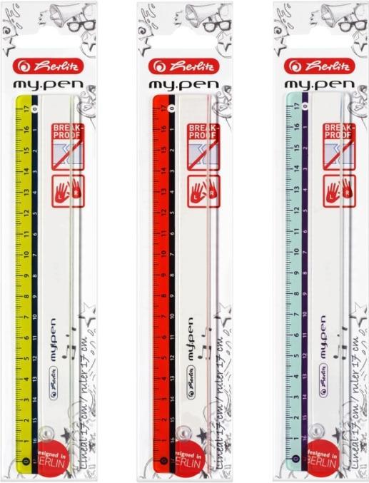 Produktbild Herlitz Massstab (17 cm, Kunststoff)