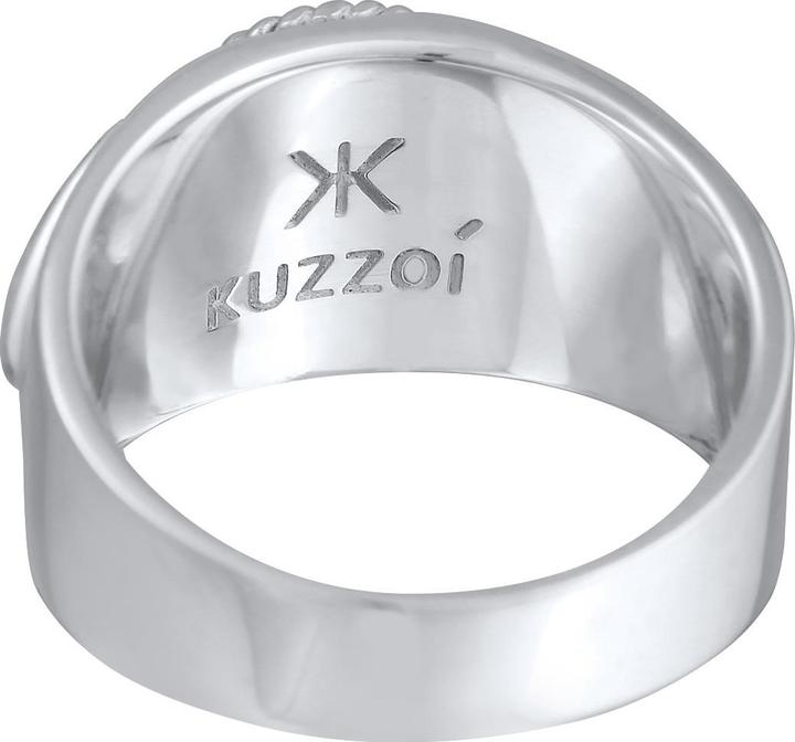 Image du produit Kuzzoi Bague homme sceau turquoise howlite 925 argent (60, Argent 925)