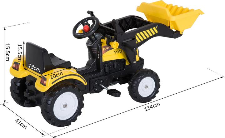 Produktbild Homcom Kindertraktor Frontlader