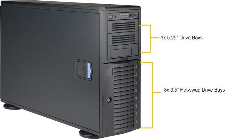 Produktbild Supermicro 7049A-T: 2x Xeon Scalable
