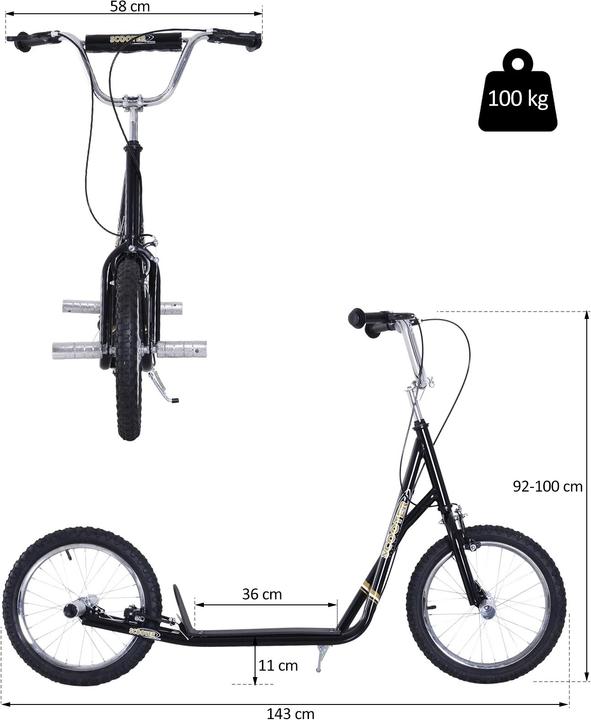 Produktbild Homcom City Tretroller für Kinder