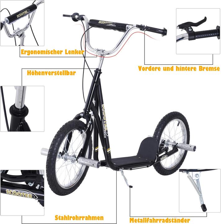 Produktbild Homcom City Tretroller für Kinder