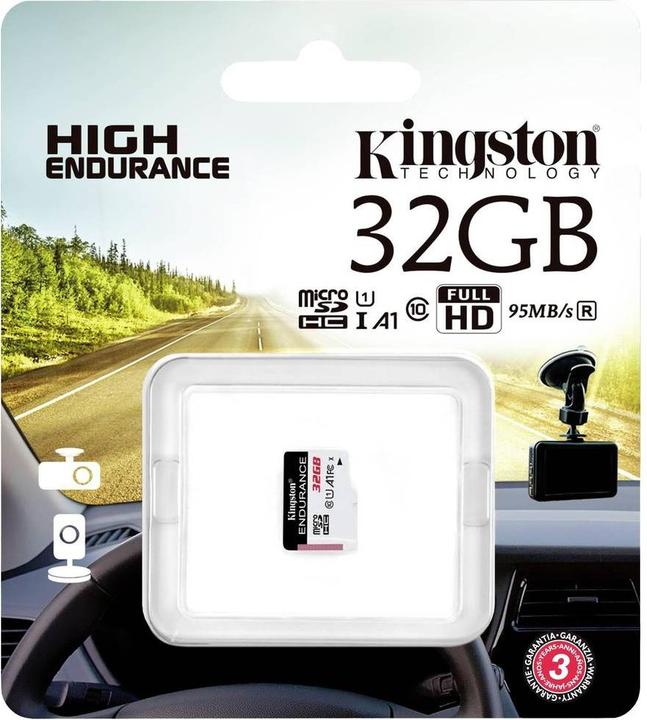 Image du produit Kingston haute endurance (32 Go, microSDHC, U1, UHS-I)