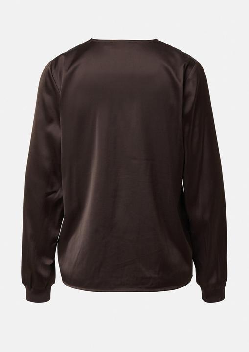 Immagine prodotto Comma Bluse Satinbluse mit V-Ausschnitt (42)