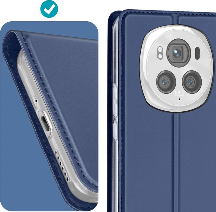 Produktbild Dux Ducis Honor Magic6 Pro - Skin Pro Flip Case schwarz (Honor Magic6 Pro)