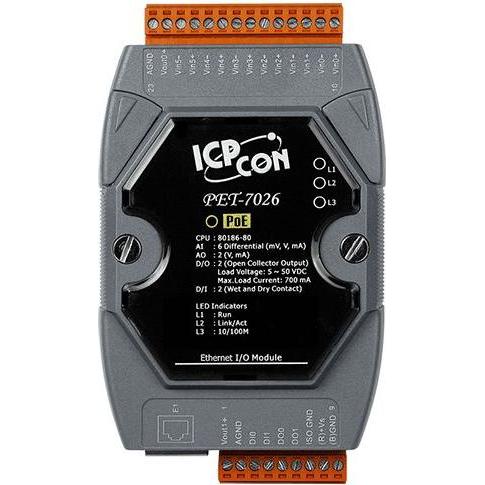 Moxa Web Based I/O Module - Poe, Netzwerkadapter