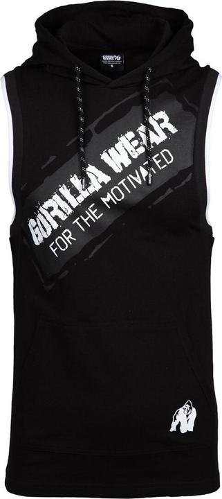 Immagine prodotto Gorilla Wear Canotta Loretto con cappuccio - Nero (XL)