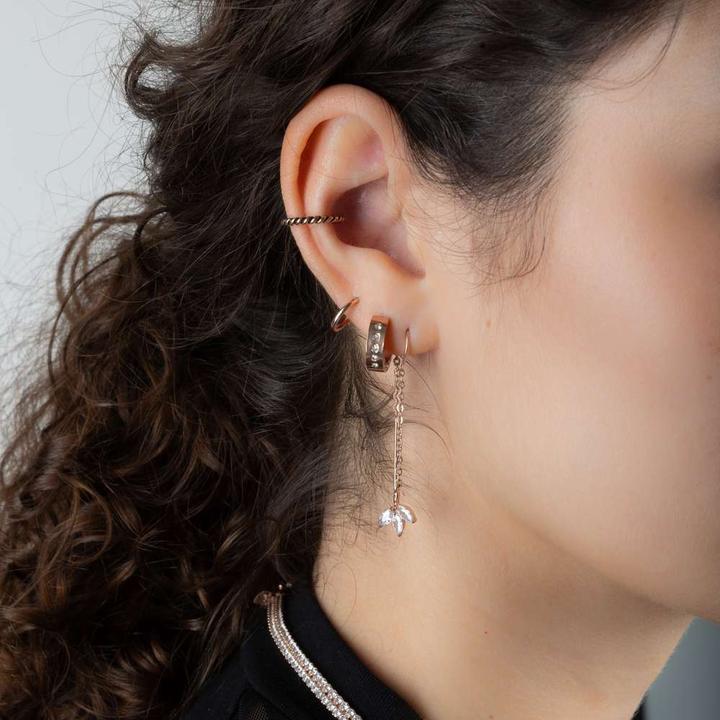 Immagine prodotto Bijouteria Piercing orecchio (Acciaio chirurgico 316L, Rivestimento in PVD (colore oro))