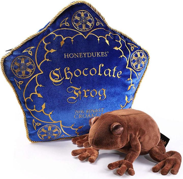 Produktbild Noble Collection Harry Potter: Schokofrosch auf Kissen (11 cm)