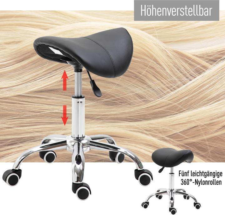 Actual product image Homcom Saddle stool