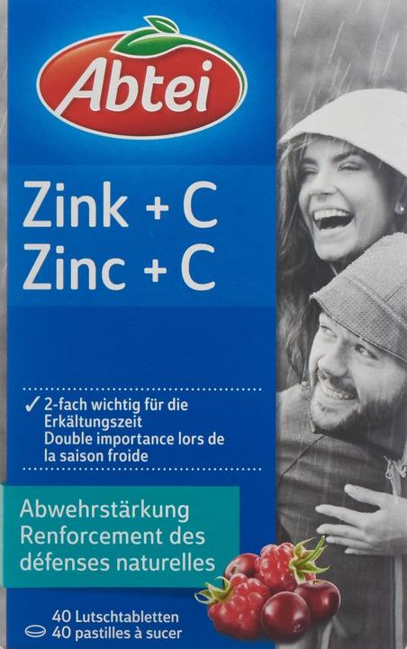 Actual product image Interdelta Zinc + C lozenge (40 Piece, Pills, 113 g)
