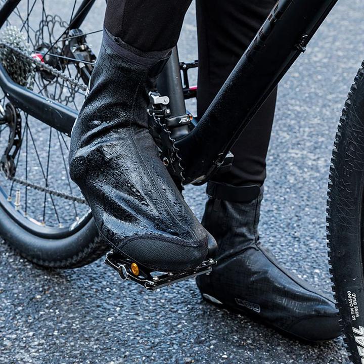 Actual product image Rockbros Ochraniacze na buty LF1081 wiatroodporne wodoodporne 42-46 cm - czarne (45)