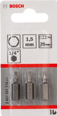 Productafbeelding Bosch Professional Zubehör Zeskantbit 2 mm Toebehoren (Inbus)